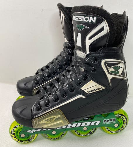 Mission DSX Inline Hockey Roller Skates Size 8E (8 US Men Shoe Size/ 9.5 Women