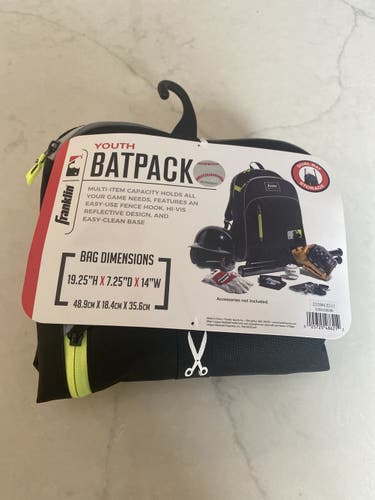 Brand New Franklin Youth Batpack