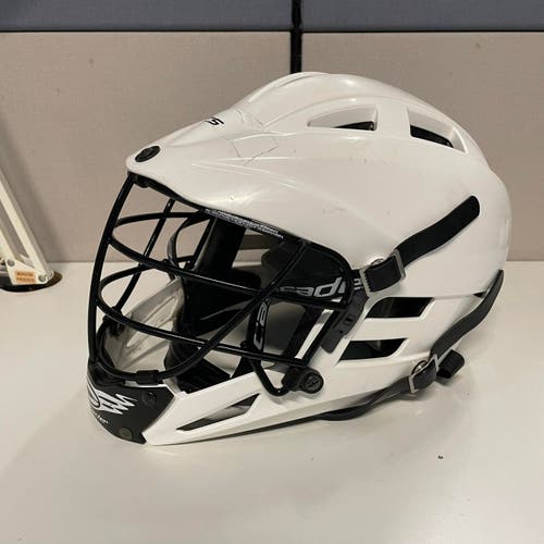 White Used Youth Cascade CS-R Helmet (One Size Fits Most)