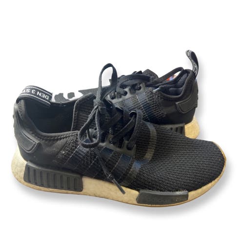 Black Men's Size 8.0 (Women's 9.0) Adidas NMD R1 BOOST  Shoes