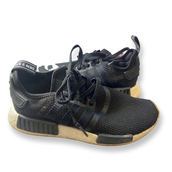 Black Men's Size 8.0 (Women's 9.0) Adidas NMD R1 BOOST Shoes