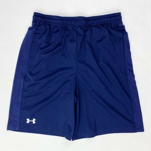 Under Armour Stock Raid 2.0 Training Short Youth Boy's XL Navy Blue 1326255
