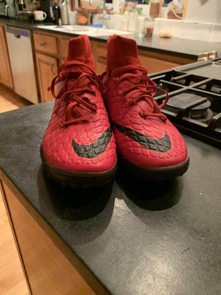 Red Men's Turf Cleats Nike Hypervenoms Cleats