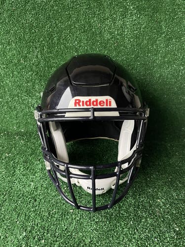Adult Medium -  Riddell Speedflex Football Helmet - Dark Navy Blue