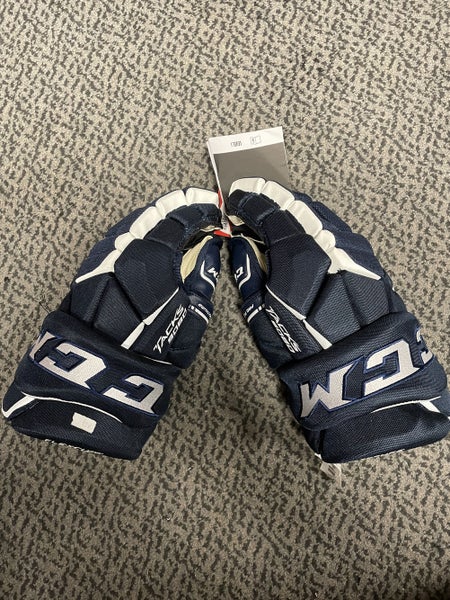 CCM Tacks 9080 14” Navy hockey gloves