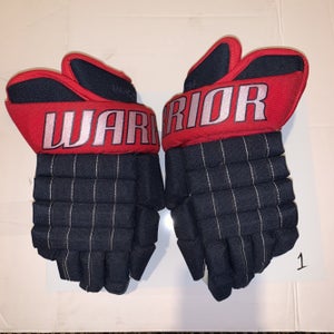 MIC Columbus Blue Jackets Gloves New Warrior Franchise 14" Narrow Pro Stock