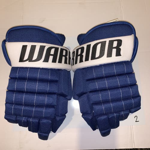 MIC Tampa Bay Lighting Gloves Used Warrior Franchise 13" Narrow Pro Stock