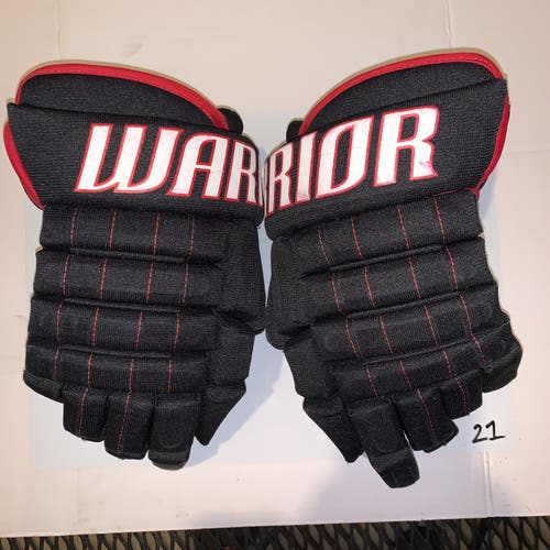 MIC Chicago Blackhawks Bolland Gloves Used Warrior Franchise 14" Pro Stock