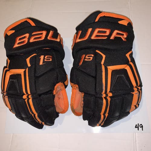 RIT Tigers Gloves Used Bauer Supreme 1S 13" Pro Stock