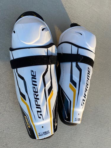 Shin Pads Used Bauer Supreme 150