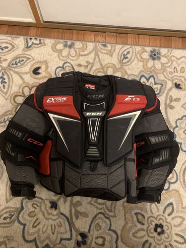 Used XL CCM Extreme Flex E1.5 Goalie Chest Protector