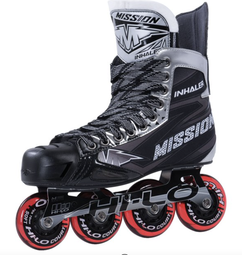 New Mission Inhaler NLS5 Roller Hockey Skates Junior Size 1