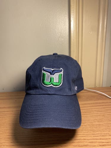 Navy Hartford Whalers Cap