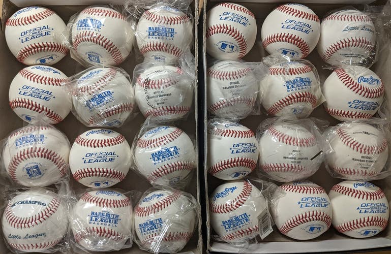 Baseballs New 24 Pack (2 Dozen)