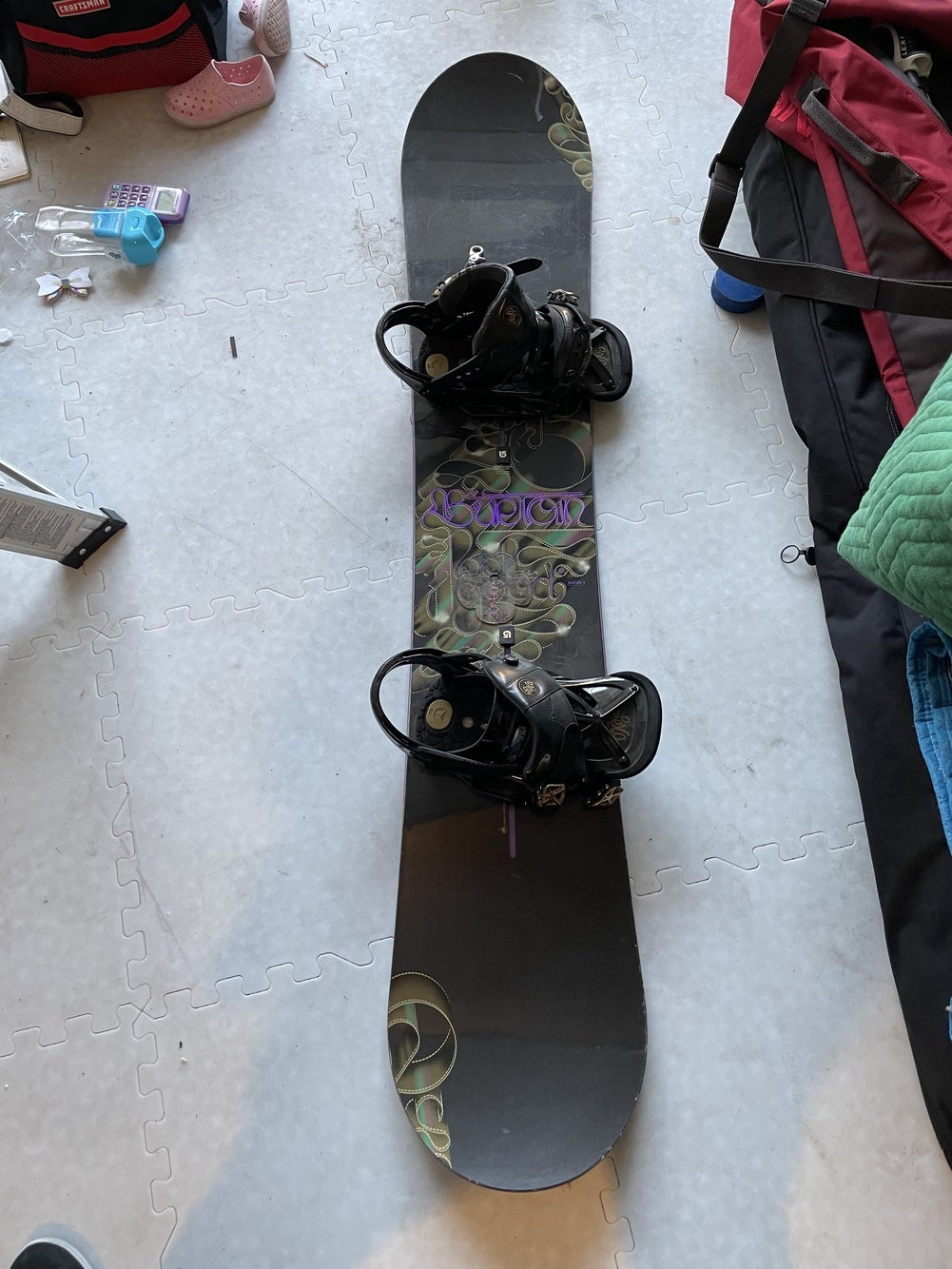 Snowboard Used Women's Burton FEELGOOD FLYING V With Lexa Bindings