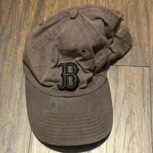 Boston Red Sox MLB 47 Brand Slouch Franchise Brown Adjustable strapback hat