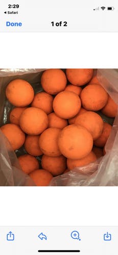 Orange lax balls lacrosse