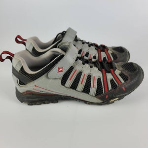 Specialized Womens Tahoe Cycling Shoes Gray Red Lace Up Low Top Mesh 8M EUR 39