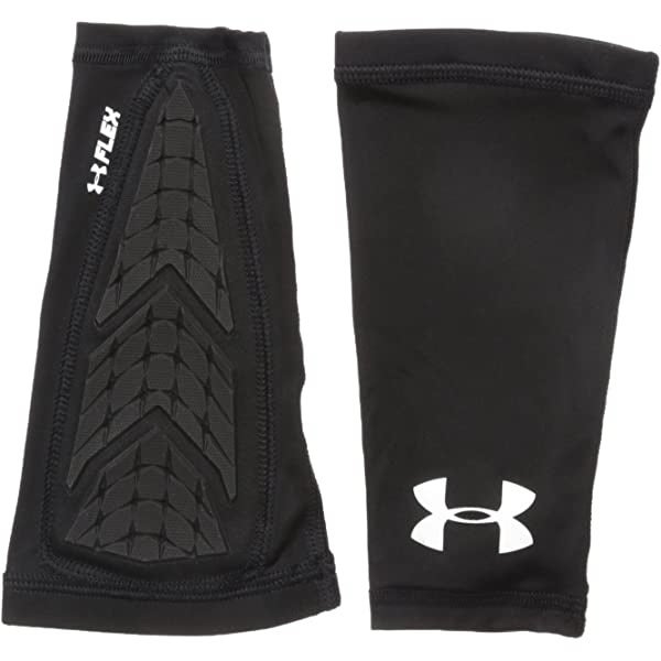 new football under armour padded forearm Sleeves sz S/M pair black