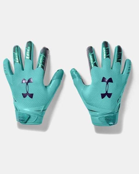 new UA UNDER ARMOUR F7 RECEIVER FOOTBALL GLOVES, youth L