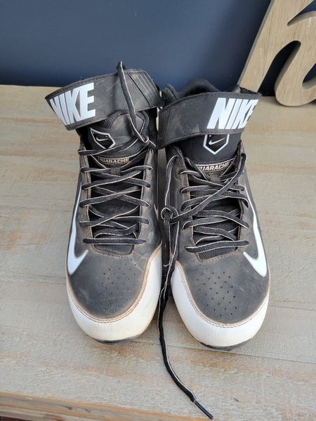 Black Used Size 10 (Women's 11) Molded Cleats Nike