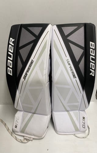 New  Bauer Supreme S170 Goalie Leg Pads