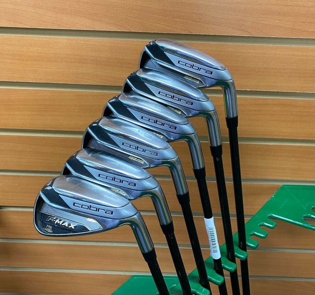 COBRA F-MAX IRON SET SUPERLITE 55 GRAPHITE SENIOR FLEX LITE 5-PW DRAW WEIGHTING