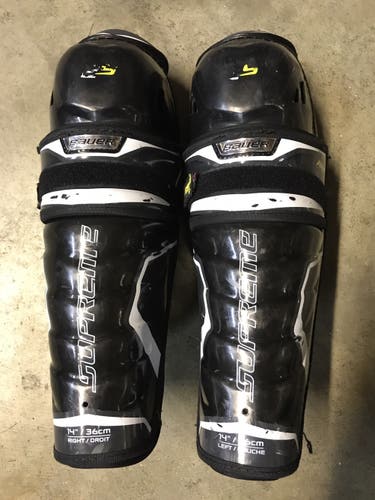 14” Bauer 2S shin pads