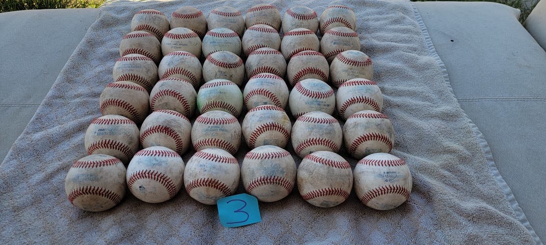 Baseballs Used Rawlings Official Minor League 36 Pack (3 Dozen)