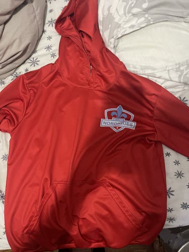 Red Used Medium Bauer Sweatshirt