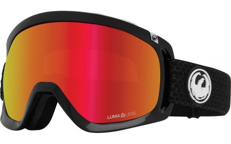 Ski Goggles New Dragon D3 OTG with Red Ion + LumaLens Rose (HM20)