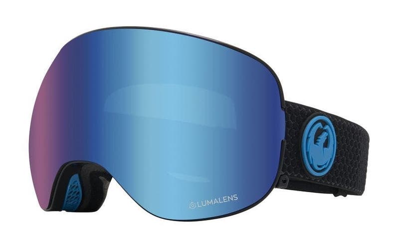Ski Goggles New Dragon X2 Blue Ion + Blackout (HM20)