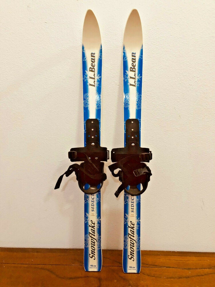 LL Bean Snowflake girls, boys, youth, kids xc cross country 90 cm