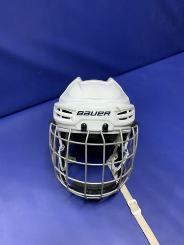 Medium Bauer Hockey Helmet (White) IMS 5.0