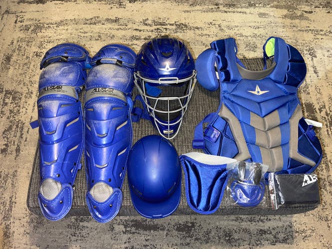 All Star System7 Axis Adult Catchers Set - Royal Blue