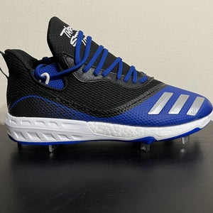 Adidas Icon V Metal Baseball Cleats Men's Size 10.5 Blue / Black / White