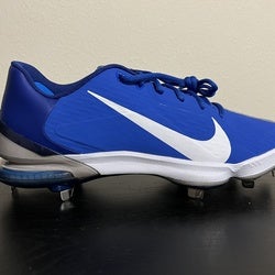 Nike Force Zoom Trout 7 Pro Metal Baseball Cleats Men's Size 12.5 Blue / White
