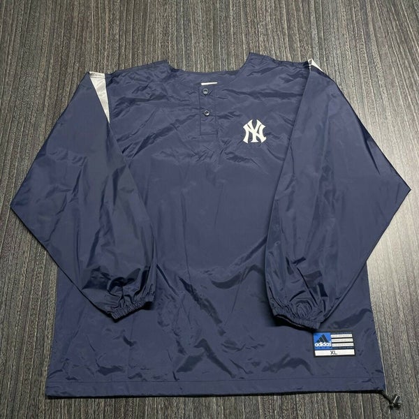 New York Yankees Jacket Men XL Adult Blue adidas MLB Baseball Windbreaker NY