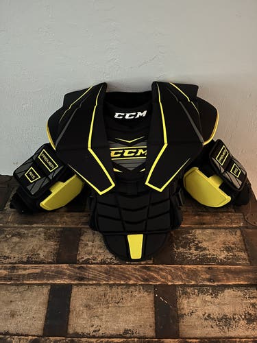 Used Small CCM Premier R1.5 Goalie Chest Protector