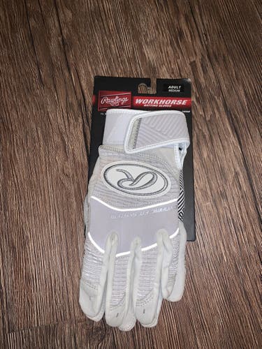 New Medium Rawlings Workhorse Batting Gloves