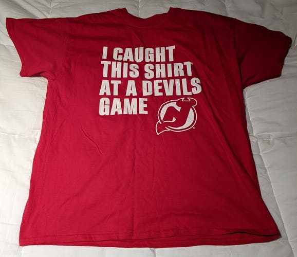 New Jersey Devils T-Shirt Toss Shirt XL