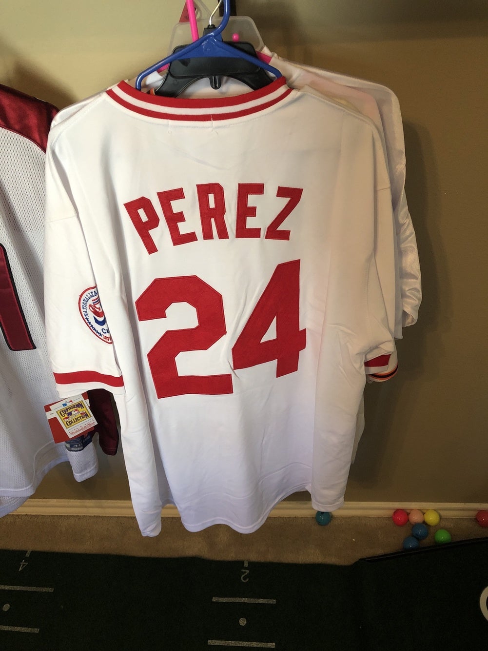 Tony Perez Men's Cincinnati Reds Throwback Jersey - White Authentic