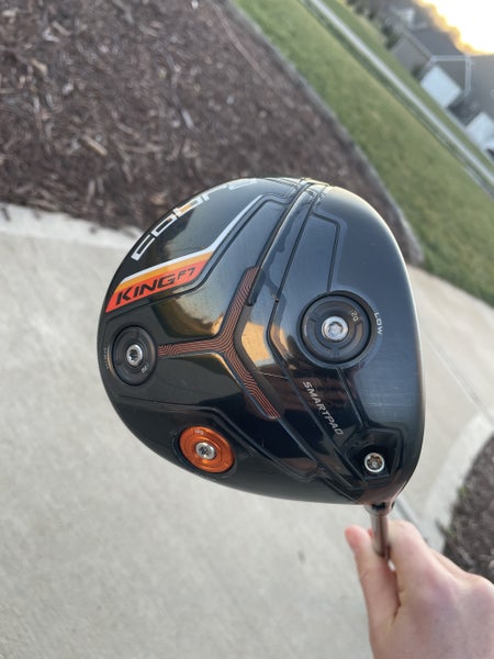 Driver Men's Used Cobra Right Handed King F7 Stiff Flex 9.5 Loft