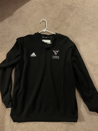 University Of Lynchburg Black Used XL Adidas Pullover Sweater
