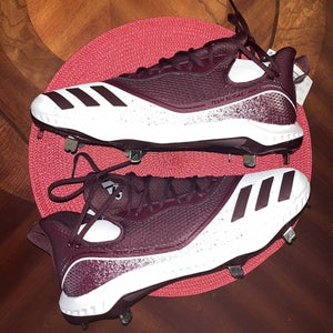 Adidas Icon V Bounce Metal Baseball Cleats Size 15 Brand New