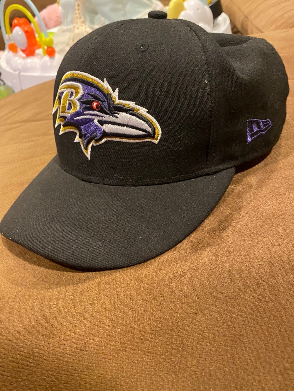 '47 Black Baltimore Ravens Franchise Logo Fitted Hat