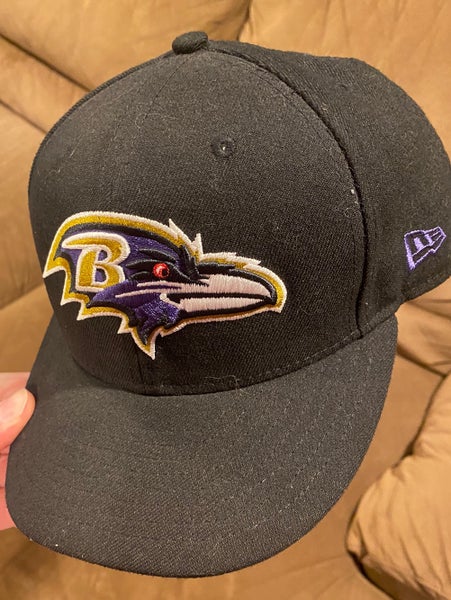 Men's New Era Black Baltimore Ravens Omaha 59FIFTY Fitted Hat