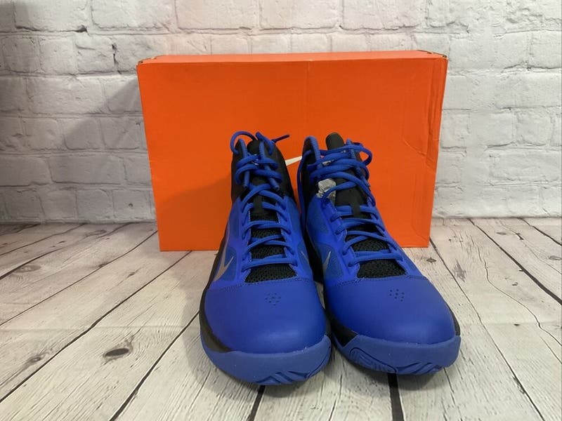 Nike Dual Fusion BB II‎ Black/Blue/Orange Mens Basketball Shoes Nike Dual Fusion BB II Mens Black Blue Athletic Basketball  main image 4