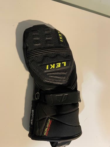 SINGLE Size 7 Black/Lemon Leki WC Race Coach C-Tech Mitten