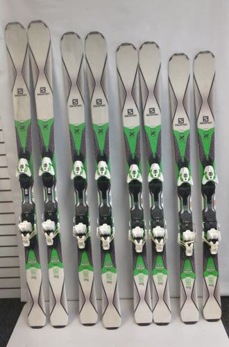 Skis 177 Used Salomon XDrive 8.0r With Bindings Max Din 10